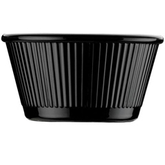 Corona Professional Polikarbon Sos Kabı, Yuvarlak, No 2, BO723, Siyah - Corona Professional