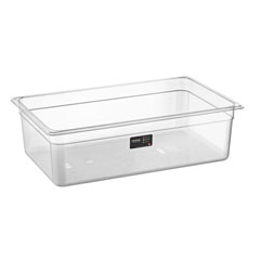 Corona Professional Polycarbonate Gastronorm Pan, 1/1, 15 cm, BO164 - Corona Professional