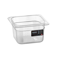 Corona Professional Polycarbonate Gastronorm Pans, 1/6, 10 cm, BO144 - Corona Professional