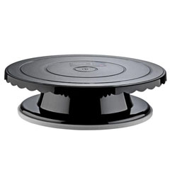 Corona Professional Polycarbonate Rotating Pasta Stand, 270 mm, BO390, Black - 1