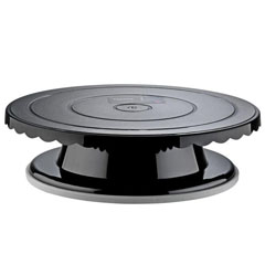 Corona Professional Polycarbonate Rotating Pasta Stand, 335 mm, BO389, Black - 1