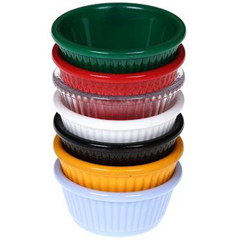 Corona Professional Polycarbonate Sauce Cup, Round, No 1, BO722, Green - Corona Professional