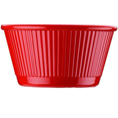 Corona Professional Polycarbonate Sauce Bowl, Round, No 2, BO723, Red - Corona Professional