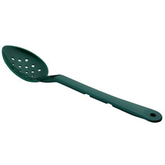 Corona Professional Polycarbonate Serving Spoon, Slotted, BO718, Green - 1