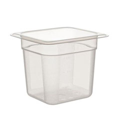 Corona Professional Polypropylene Gastronorm Pan, 1/6, Square, 15 cm, BO1145 - Corona Professional