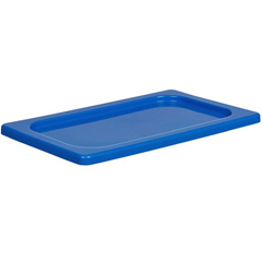 Corona Professional Polypropylene Gastronorm Pan Cover with Lock, 1/4, BO2151, Blue - Corona Professional
