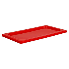 Corona Professional Polypropylene Gastronorm Pan with Lockable Cover, 1/3, BO2161, Red - Corona Professional