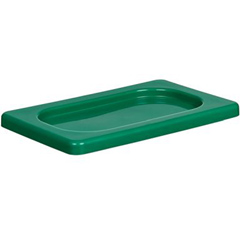 Corona Professional Polypropylene Gastronorm Pan with Locking Lid, 1/9, BO2169, Green - Corona Professional