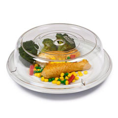 Corona Professional Round Service Plate Cover, Polycarbonate, 265 mm, BO421 - Corona Professional