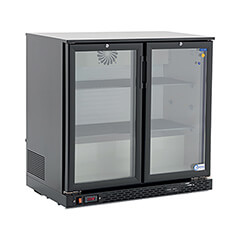 Crystal CBM 250 Bottle Cooler, 2 Doors, 210 Liters, Inox - Crystal