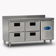 Dampak 4 Drawer Counter Refrigerator, 150x60x85 cm, 108 lt - Dampak