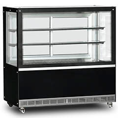 Dampak Heated Display Cabinet, Flat Glass, 562 Lt, 130x70x130 cm - Dampak