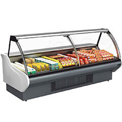 Dampak Refrigerated Display Cabinet, Internally Motorized, 125x116.5x125 cm - Dampak