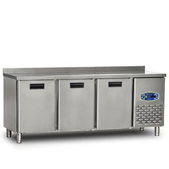 Dampak Three Door Worktop Saladbar, 455 lt - Dampak
