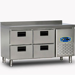 Dampak Undercounter 4 Drawer, Counter Refrigerator, 108 lt - Dampak