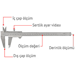 Dasqua 1120-3120-A Mekanik Kumpas, 200 mm - 2