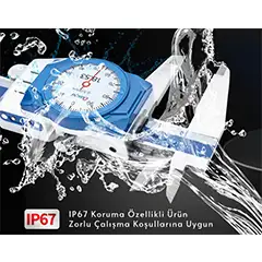 Dasqua 3004-0005 Digital Display IP67 Caliper with Clock, 0-150 mm - 6