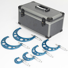 Dasqua 4111-8215-A Mechanical Micrometer Set, 0-150 mm - Dasqua