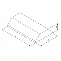 Filtresiz Orta Tip Davlumbaz, 450x200 cm - Öztiryakiler