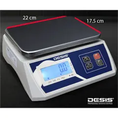 Desis H7W-6 Dijital Terazi 6 kg, 0,2 gr Hassasiyetli - 2