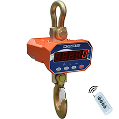 Desis OCS-A Digital Crane Scale, 5 ton, 2 kg Precision - Desis