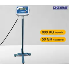 Desis U Tipi Elektronik Baskül 600 kg, 50 gr Hassasiyetli - 2