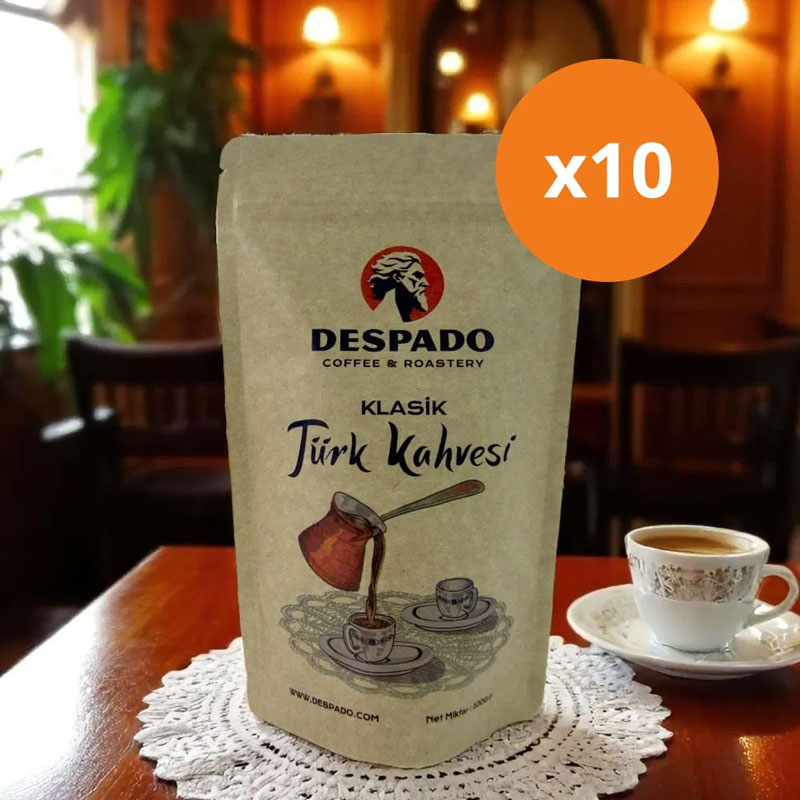 Despado Klasik Türk Kahvesi 100 Gr 10li Avantaj Paketi