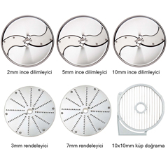 Dito Sama Prep4You Vegetable Dicing Disk Set, 6 Pieces - 2