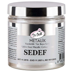 Dr Gusto Metalik Gıda Boyası, Sedef 50 gr - Beysa