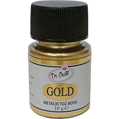 Dr.Gusto Font Altın Metalik Toz Boya, 10 gr - Beysa