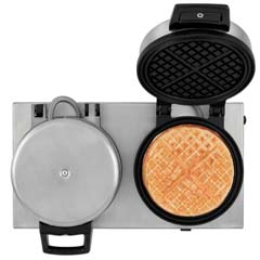 Dualit - Dualit Waffle Makinesi, Çift Gözlü, Saatte 60 Waffle (1)