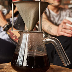 E&B Lab Paslanmaz Çelik Dripper, Ultra İnce - 4