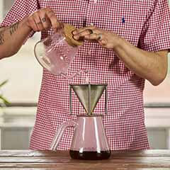 E&B Lab Paslanmaz Çelik Dripper, Ultra İnce - 5