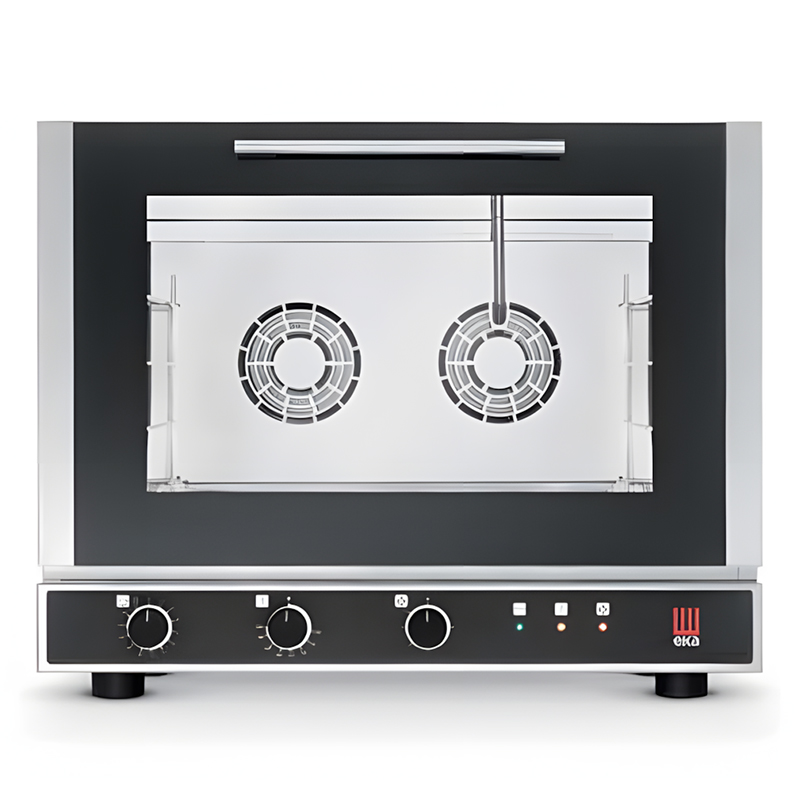 Eka EKF 464 UD Electric Convection Oven, Humidified, Manual Control, 4 Trays of 60x40 cm Capacity - Eka
