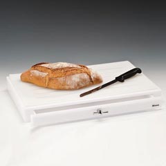 Zicco Ekmek Kesme Tahtası, Akrilik, 32x52x7 cm, Beyaz - Zicco