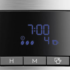 Electrolux E6CM1-5ST Öğütücülü Zaman Ayarlı Paslanmaz Çelik Filtreli Potlu 1.4 lt Hazneli 10 Fincan Inox - Siyah Filtre Kahve Makinesi - 3