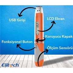Elitech RC-51H Sıcaklık ve Nem Kayıt Cihazı Datalogger - 2