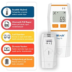 Elitech Tlog 10 Sıcaklık Kayıt Cihazı, Hassas - 3