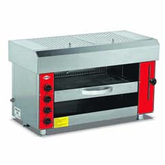 Empero 3 Burner Gas Salamander Grill - Empero