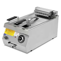 Empero 700 Plus Series Counter Top Electric Fryer, Single, 14 lt, 40x73x30 cm - Empero