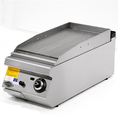 Empero 700 Plus Series Counter Top Gas Grill, Grooved Chrome Plate, 40x73x30 cm - Empero