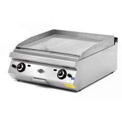 Empero 700 Plus Series Counter Top Gas Grill, Grooved Chrome Plate, 80x73x30 cm - Empero