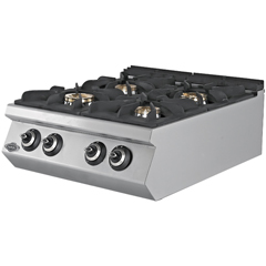 Empero 700 Plus Series Counter Top Gas Stove, 4 Burners, 80x73x30 cm - Empero