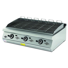 Empero 700 Plus Series Counter Top Gas Water Grill, 120x73x30 cm - Empero
