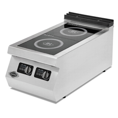 Empero 700 Plus Series Counter Top Induction Cooker, Dual, 40x73x30 cm - Empero