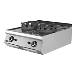 Empero 900 Plus Seri Gazlı Wok Ocak, 2 Brülörlü, 80x90x30x cm - Empero