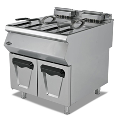 Empero 900 Plus Series Counter Top Gas Fryer, Double, 24+24 lt, 80x90x85 cm - Empero