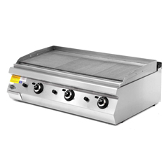 Empero 900 Plus Series Counter Top Gas Grill, Grooved Chrome Plate, 120x90x30 cm - Empero