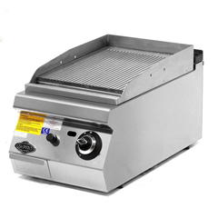 Empero 900 Plus Series Counter Top Gas Grill, Grooved Chrome Plate, 40x90x30 cm - Empero