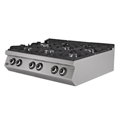 Empero 900 Plus Series Gas Stove, 6 Burners, 120x90x30 cm - Empero